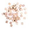 Kostki drewniane - DpCraft - naturalne, 1,5 x 1,5 cm, 49 szt.