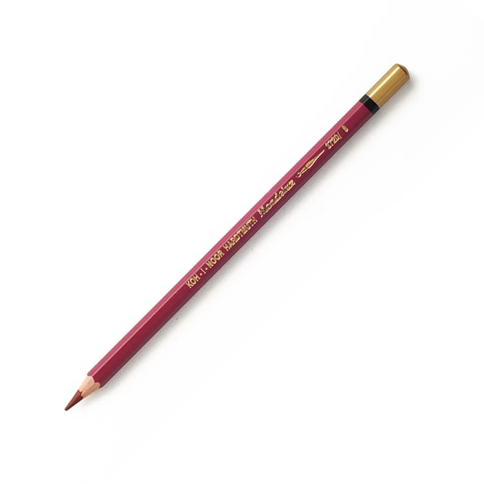 Kredka akwarelowa Mondeluz - Koh-I-Noor - 08 Bordeaux Red