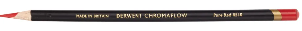 Kredka Chromaflow - Derwent - 0510, Pure Red