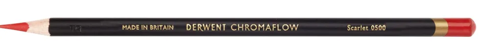Kredka Chromaflow - Derwent - 0500, Scarlet