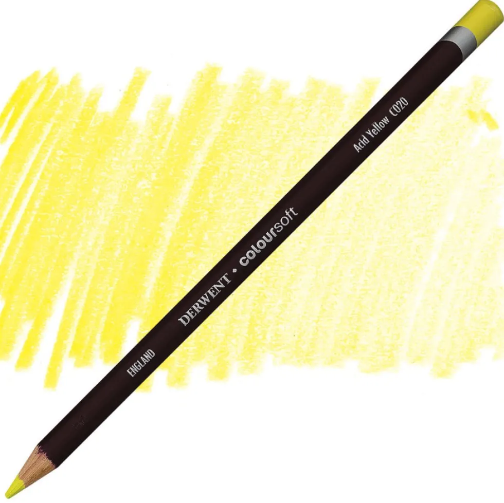 Kredka Coloursoft - Derwent - C020, Acid Yellow