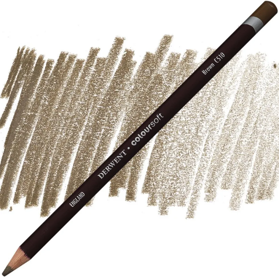 Kredka Coloursoft - Derwent - C510, Brown