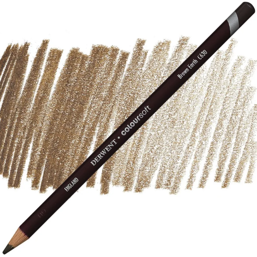 Kredka Coloursoft - Derwent - C630, Brown Earth
