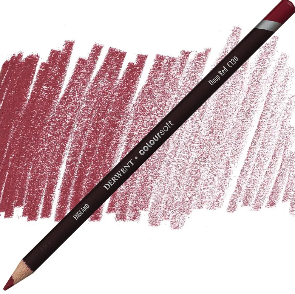 Kredka Coloursoft - Derwent - C130, Deep Red
