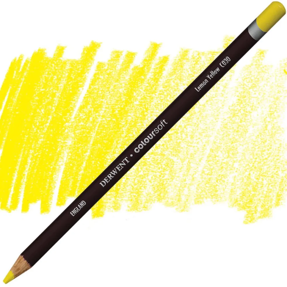 Kredka Coloursoft - Derwent - C030, Lemon Yellow