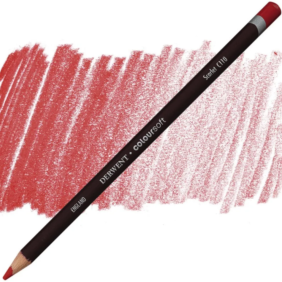 Kredka Coloursoft - Derwent - C110, Scarlet