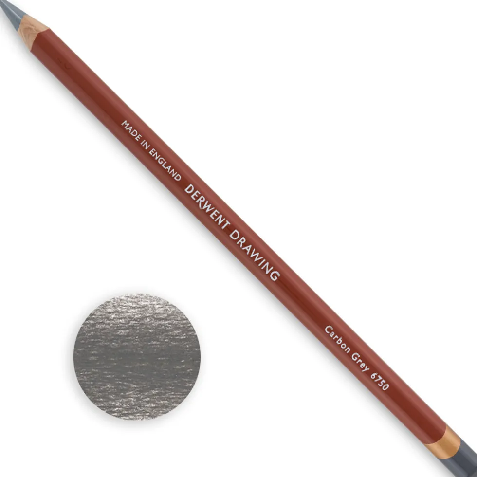 Kredka Drawing - Derwent - 6750 Carbon Grey