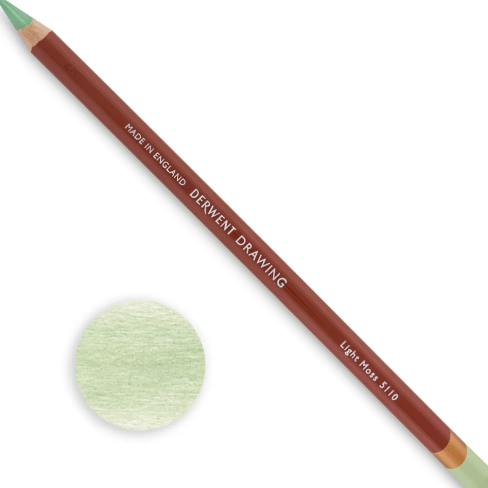 Kredka Drawing - Derwent - 5110 Light Moss