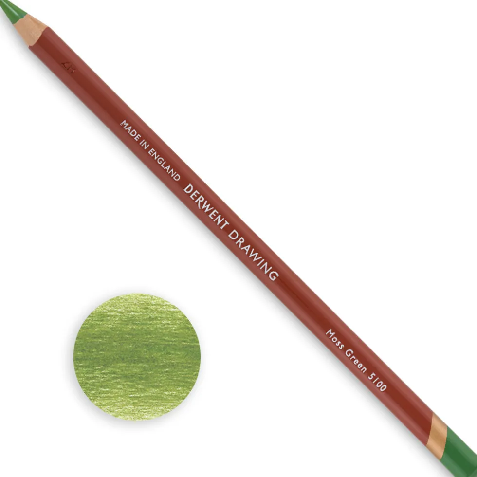 Kredka Drawing - Derwent - 5100 Moss Green