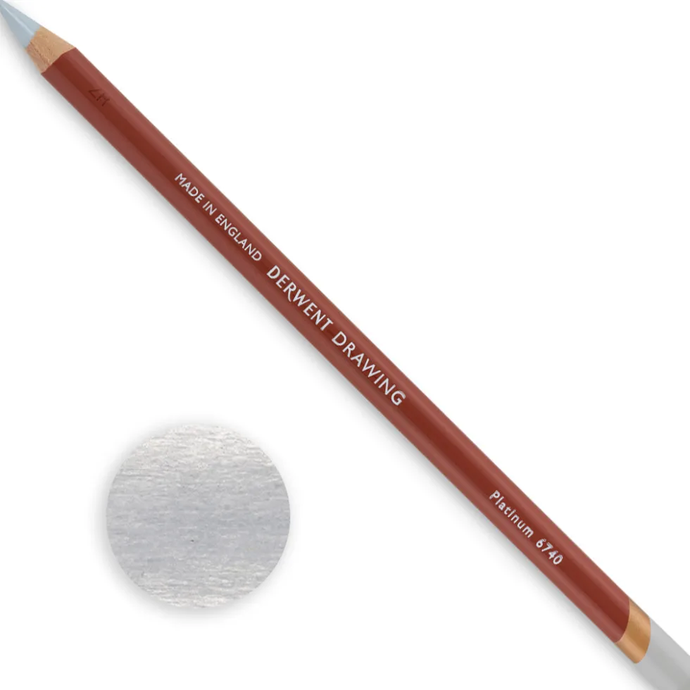 Kredka Drawing - Derwent - 6740 Platinum