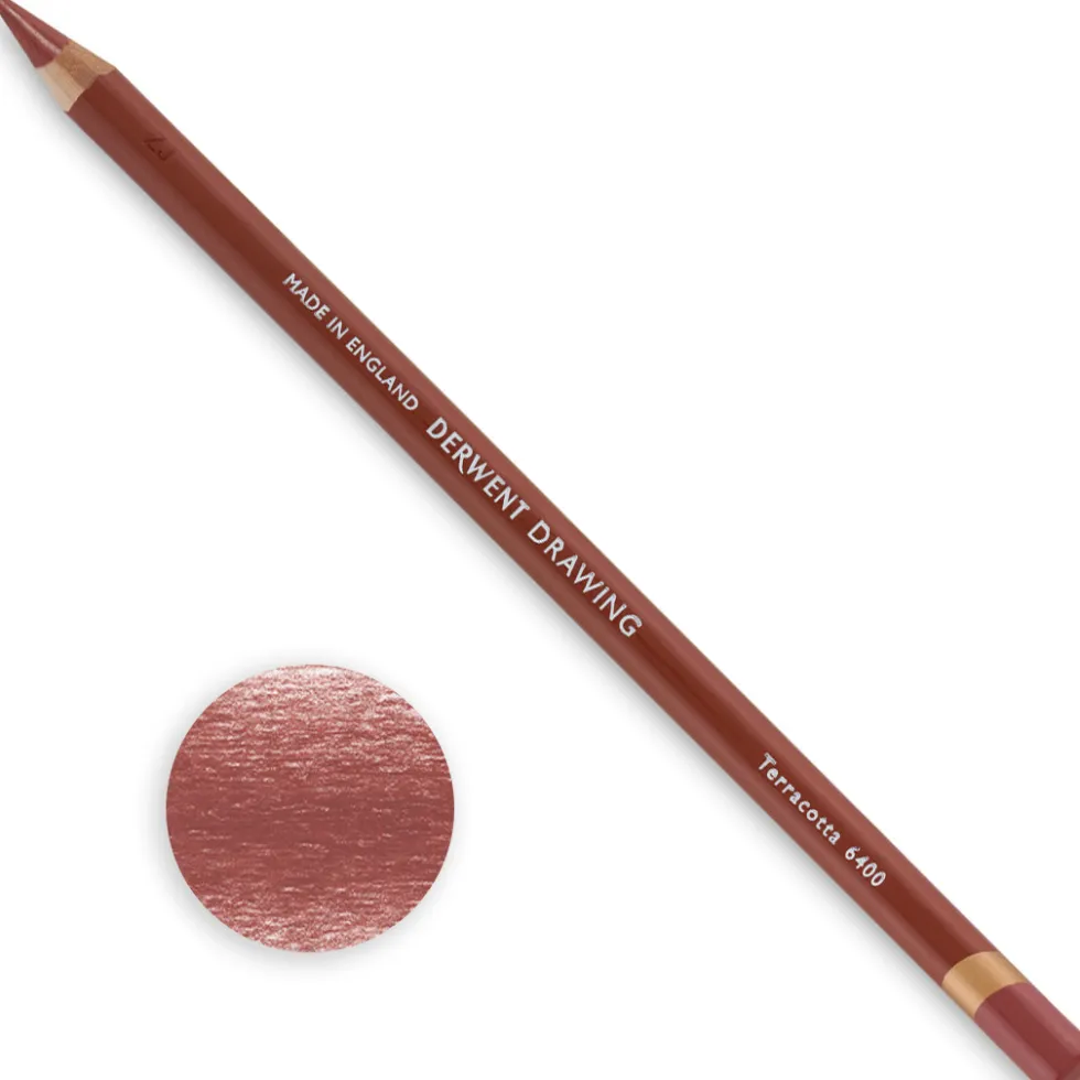 Kredka Drawing - Derwent - 6400 Terracotta