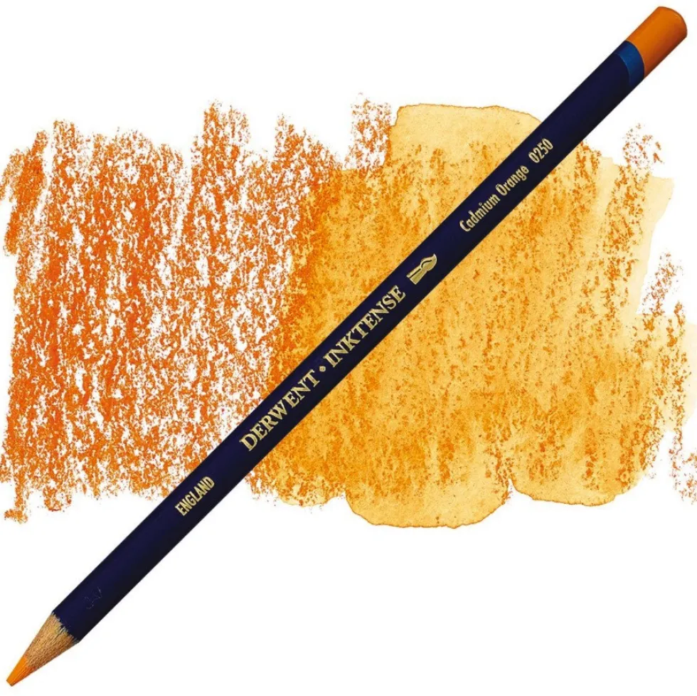 Kredka Inktense - Derwent - 0250, Cadmium Orange