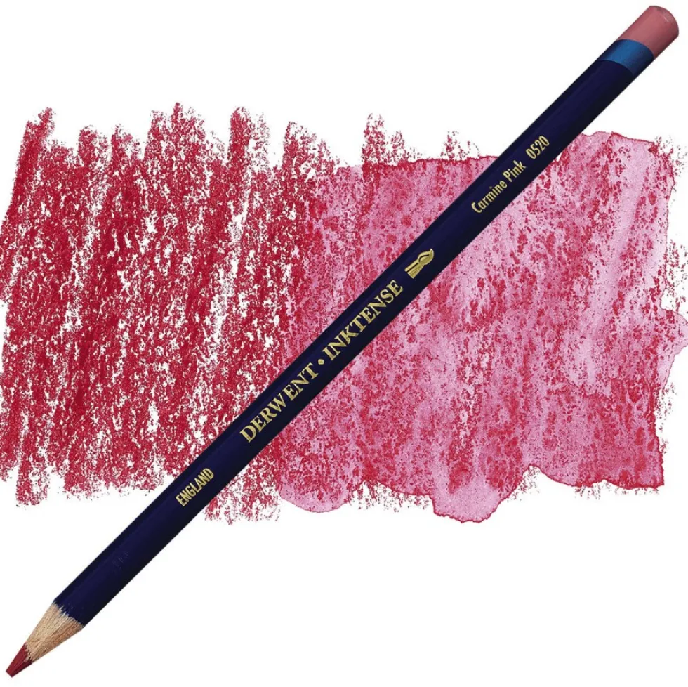 Kredka Inktense - Derwent - 0520, Carmine Pink