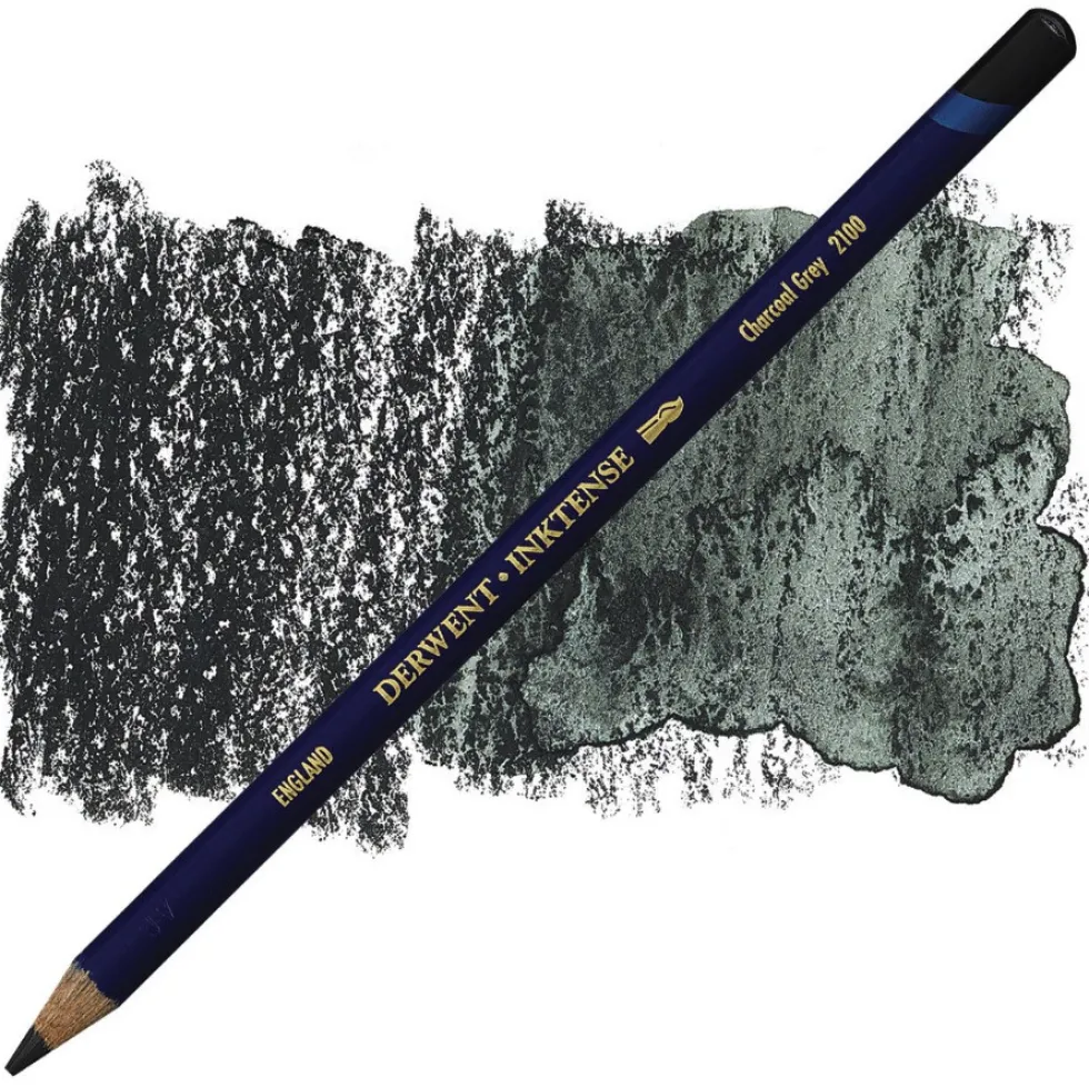Kredka Inktense - Derwent - 2100, Charcoal Grey