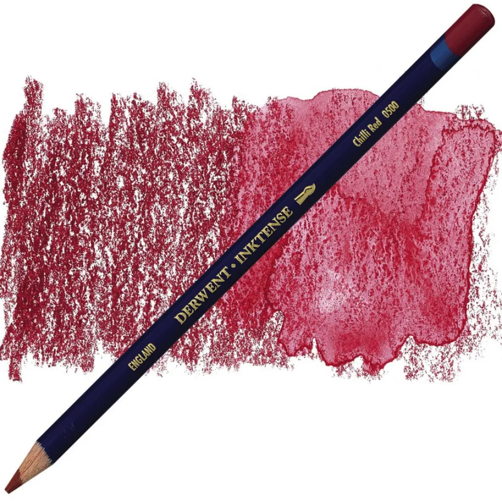 Kredka Inktense - Derwent - 0500, Chilli Red