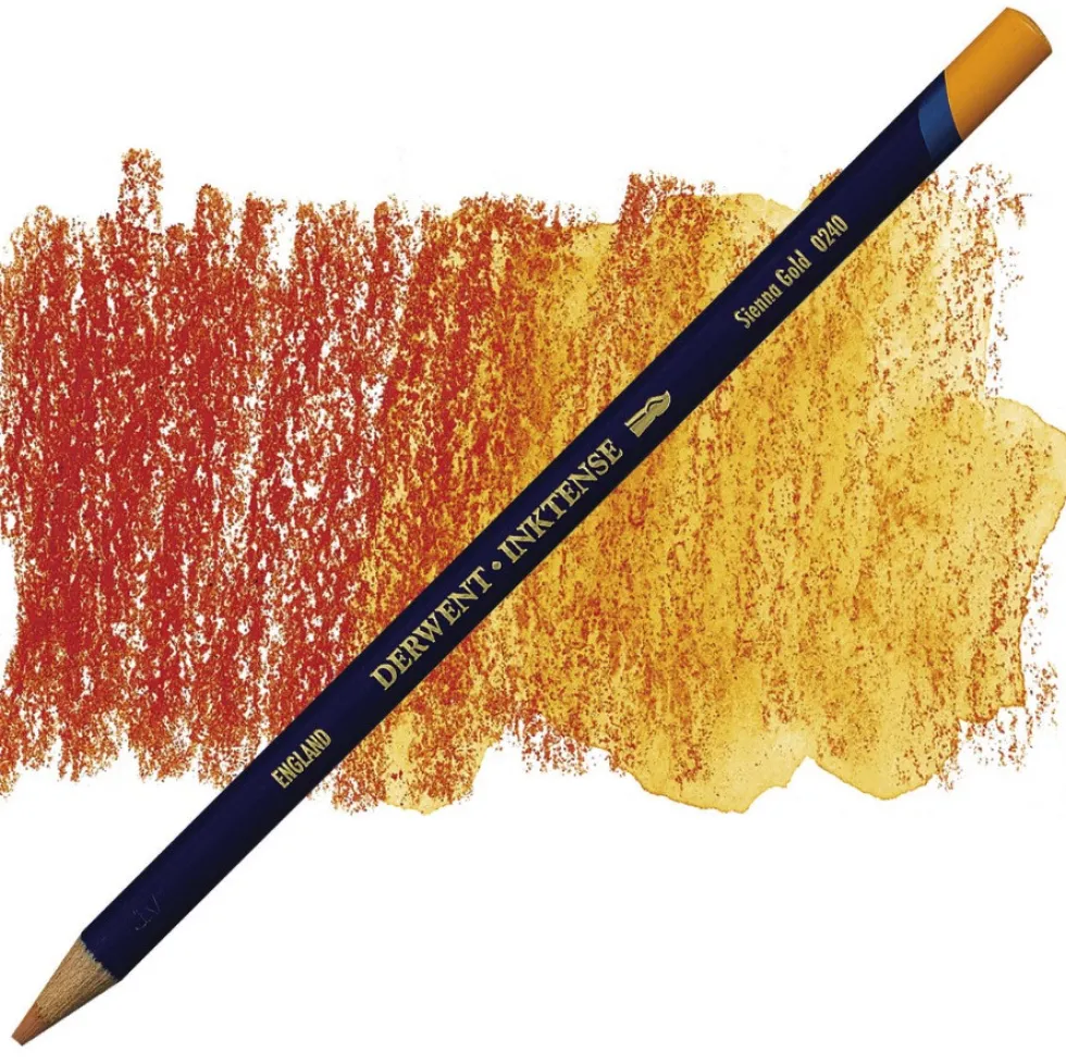 Kredka Inktense - Derwent - 0240, Sienna Gold