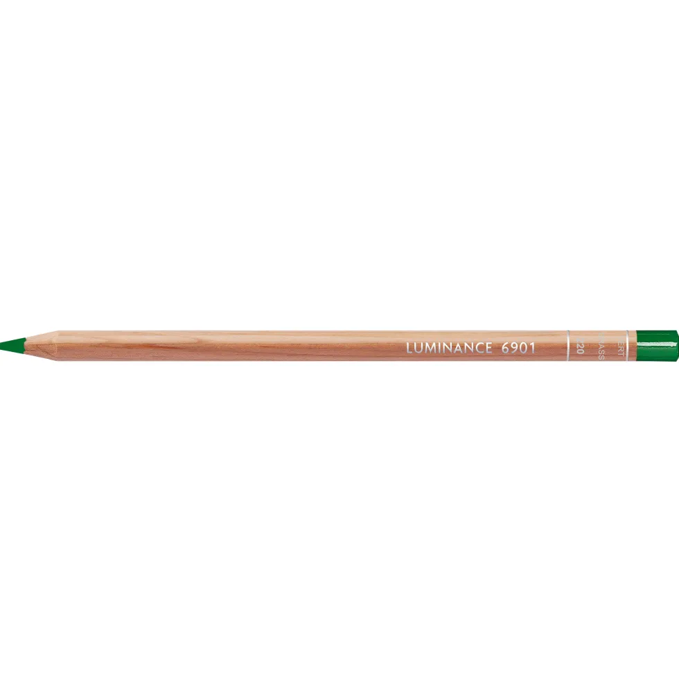 Kredka Luminance - Caran d'Ache - 220, Grass Green