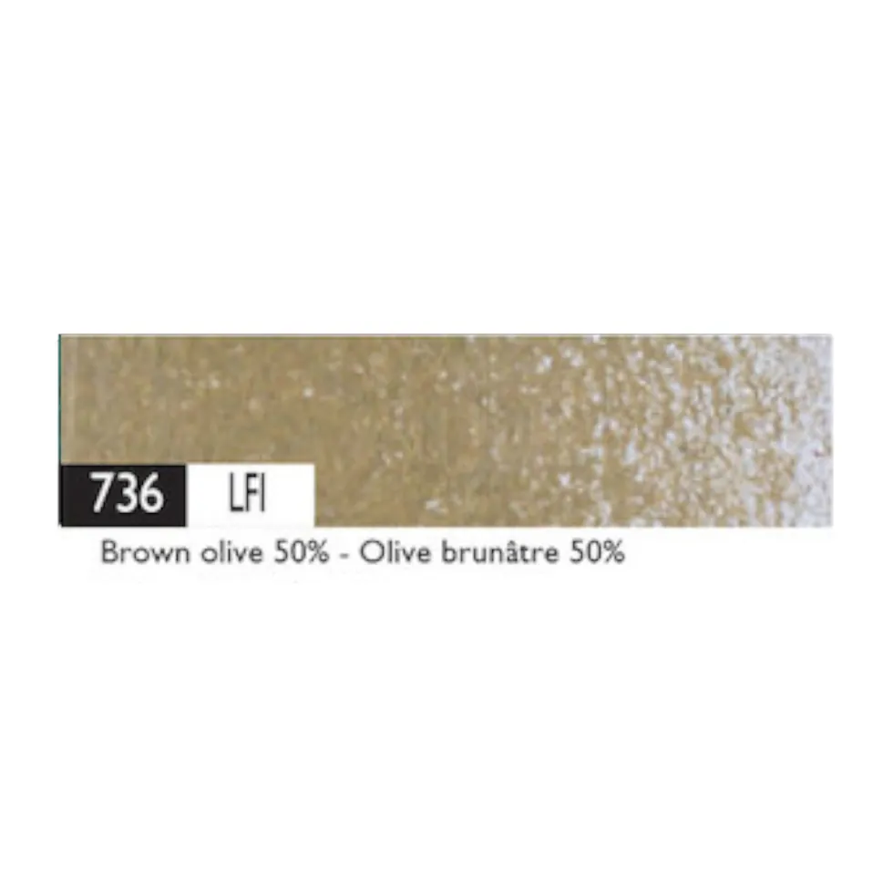 Kredka Luminance - Caran d'Ache - 736, Olive Brown 50%
