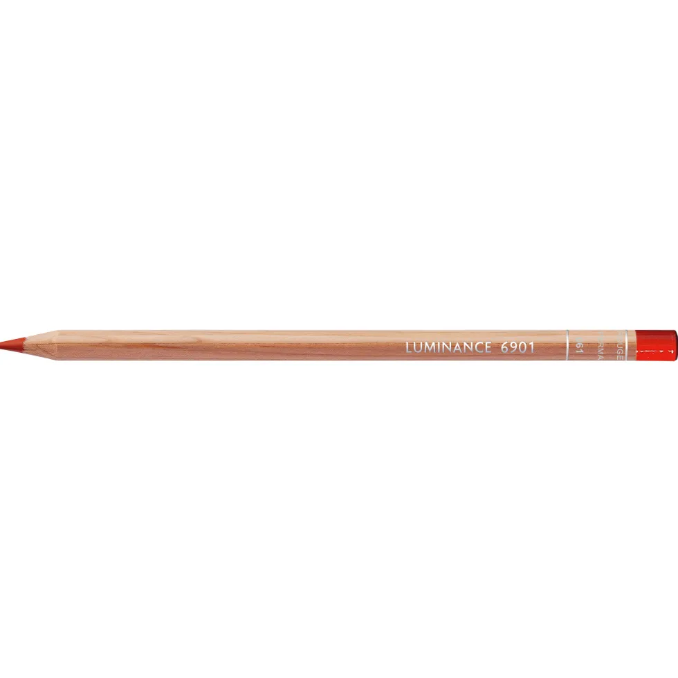 Kredka Luminance - Caran d'Ache - 061, Permanent Red