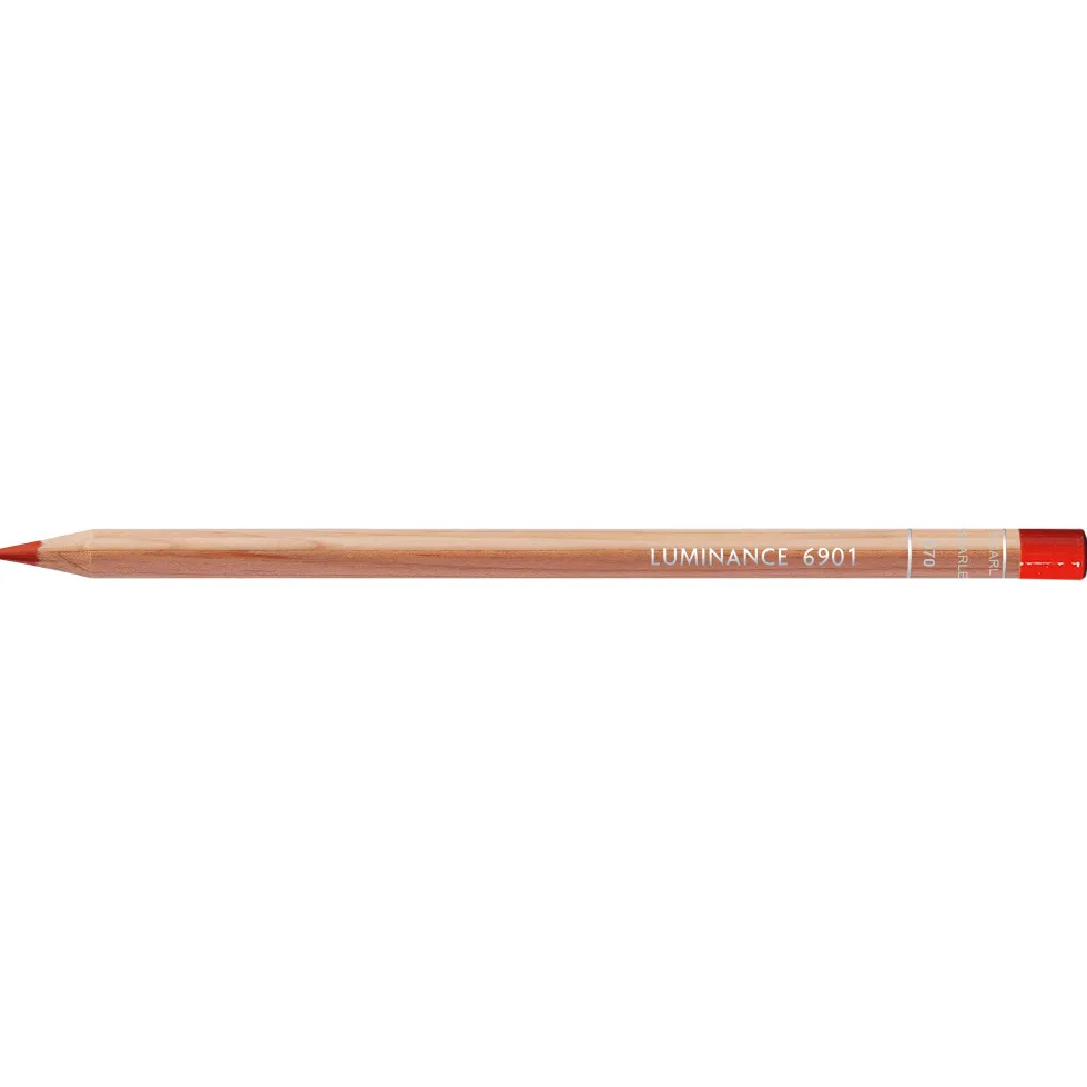 Kredka Luminance - Caran d'Ache - 070, Scarlet
