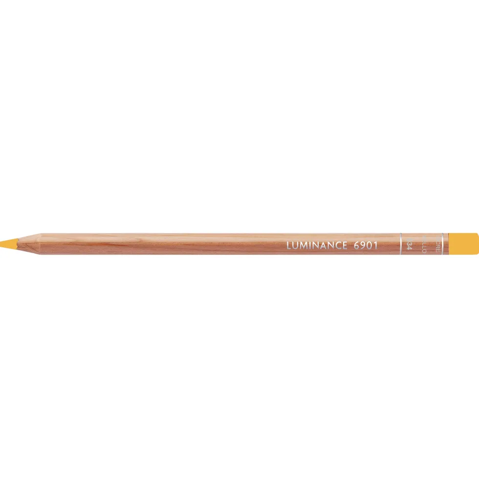 Kredka Luminance - Caran d'Ache - 034, Yellow Ochre