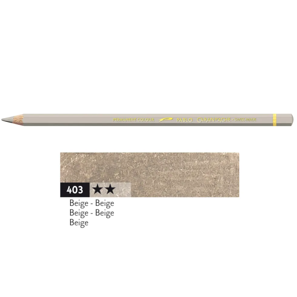 Kredka ołówkowa Pablo - Caran d'Ache - 403, Beige
