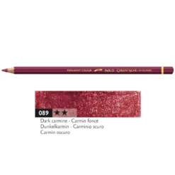 Kredka ołówkowa Pablo - Caran d'Ache - 089, Dark Carmine