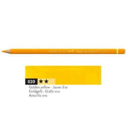 Kredka ołówkowa Pablo - Caran d'Ache - 020, Golden Yellow