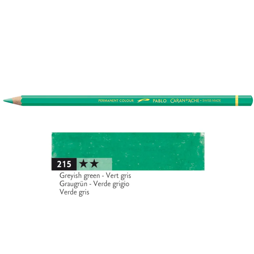 Kredka ołówkowa Pablo - Caran d'Ache - 215, Greyish Green