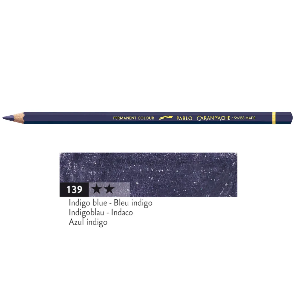 Kredka ołówkowa Pablo - Caran d'Ache - 139, Indigo Blue