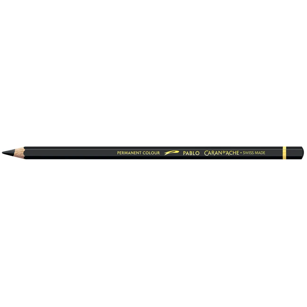 Kredka ołówkowa Pablo - Caran d'Ache - 496, Ivory Black