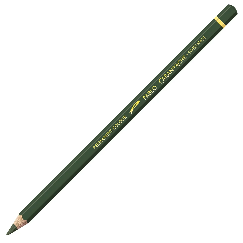 Kredka ołówkowa Pablo - Caran d'Ache - 019, Olive Black