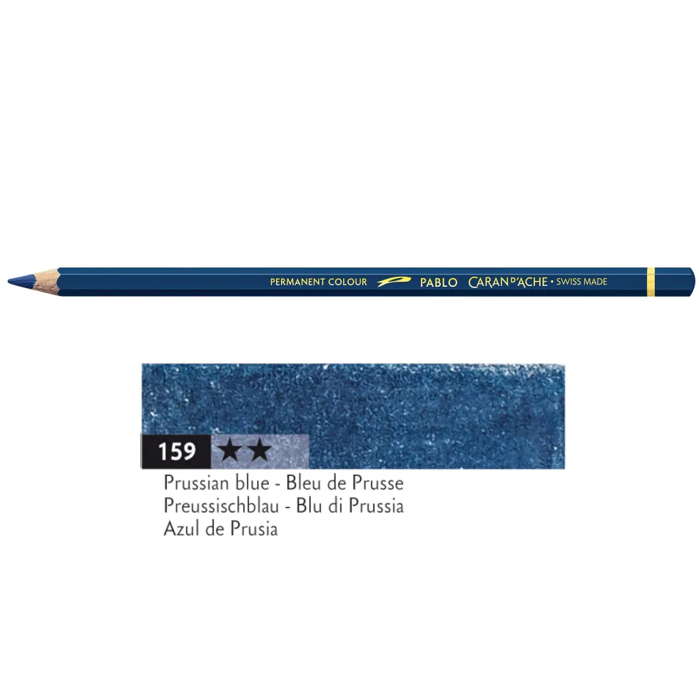 Kredka ołówkowa Pablo - Caran d'Ache - 159, Prussian Blue