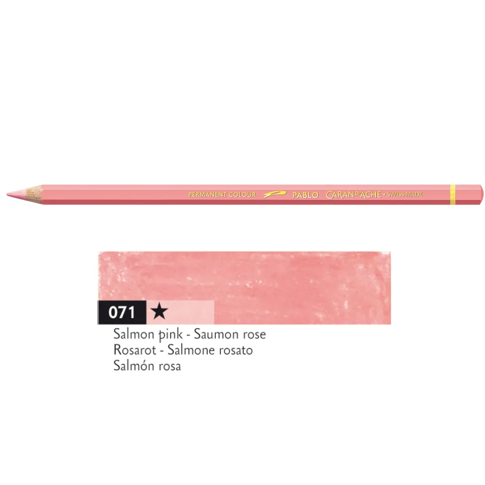Kredka ołówkowa Pablo - Caran d'Ache - 071, Salmon Pink