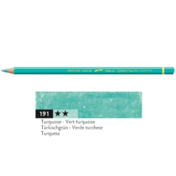 Kredka ołówkowa Pablo - Caran d'Ache - 191, Turquoise Green