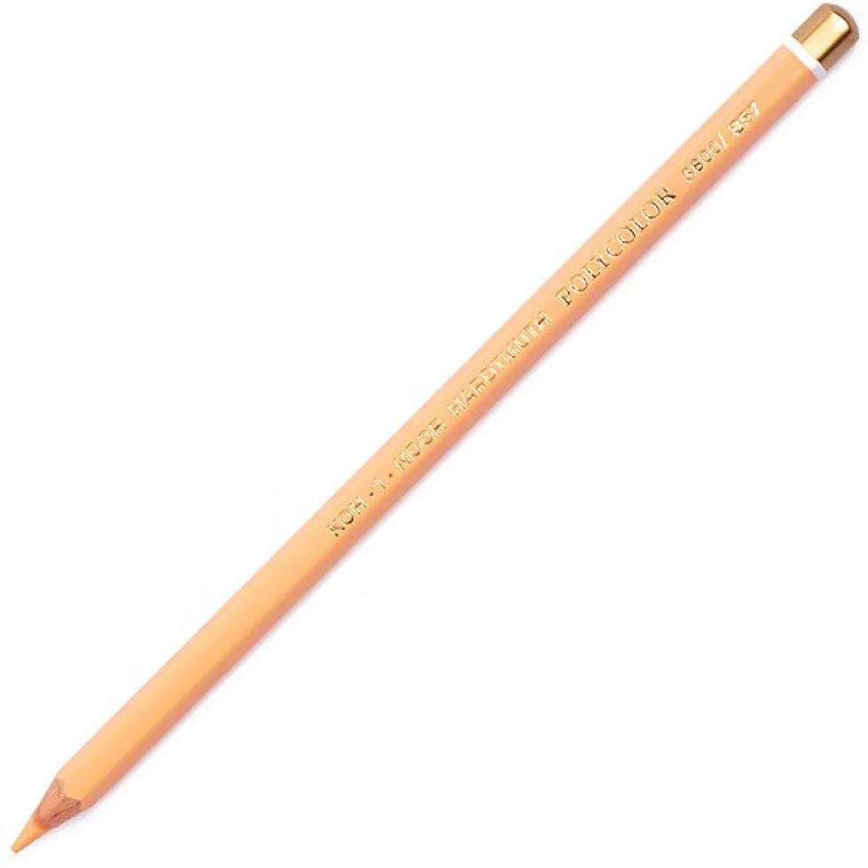 Kredka ołówkowa Polycolor - Koh-I-Noor - 357, Apricot Orange