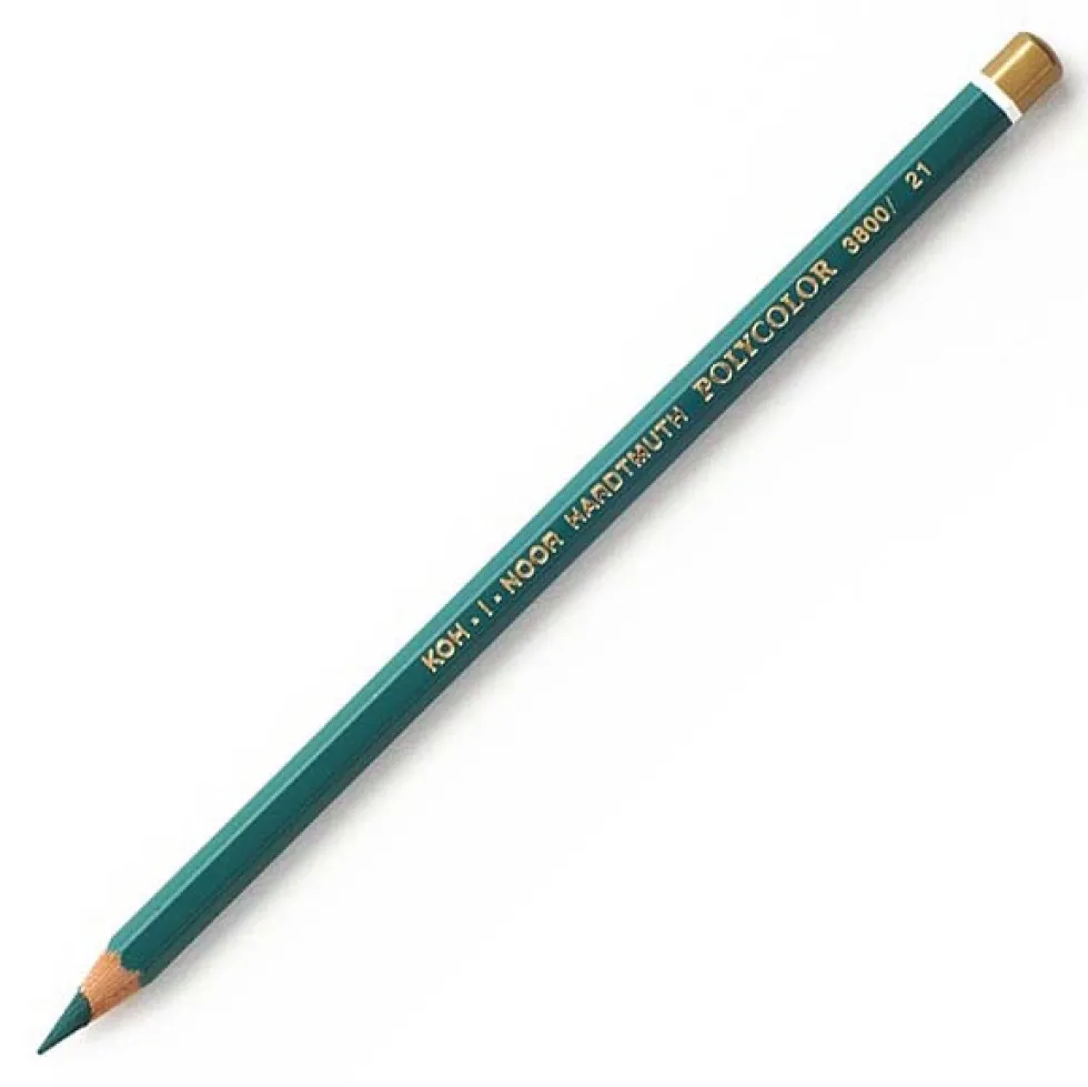 Kredka ołówkowa Polycolor - Koh-I-Noor - 21, Bluish Green