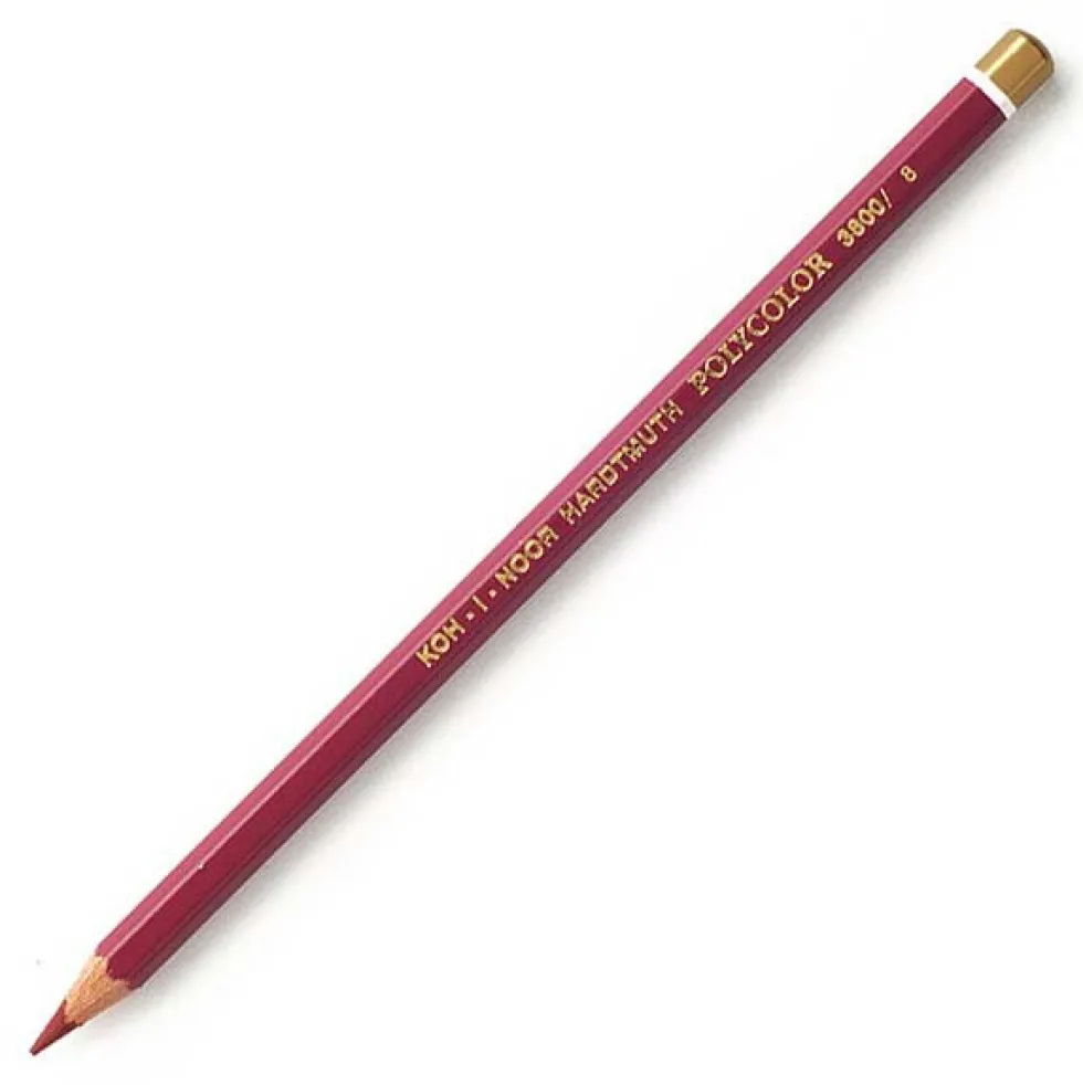 Kredka ołówkowa Polycolor - Koh-I-Noor - 08, Bordeaux Red
