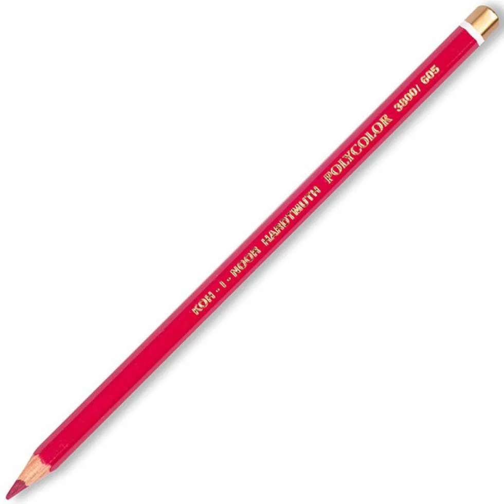 Kredka ołówkowa Polycolor - Koh-I-Noor - 605, Burgundy Red