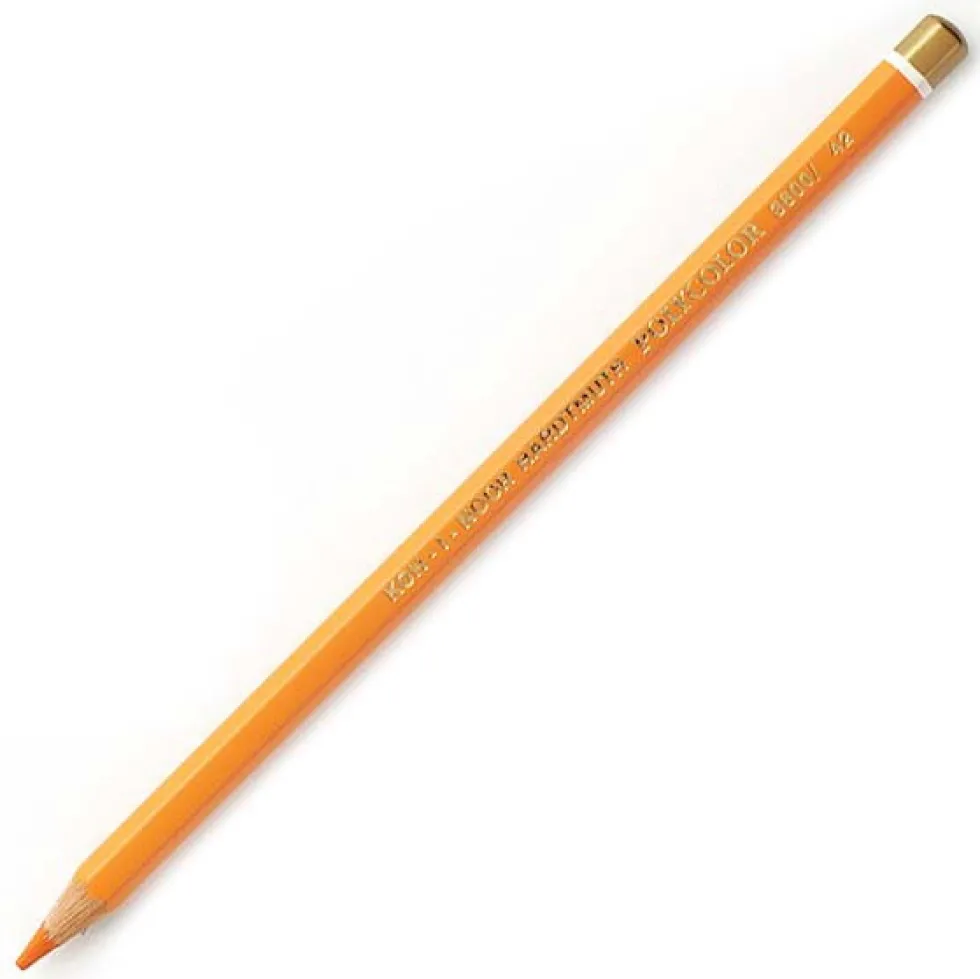 Kredka ołówkowa Polycolor - Koh-I-Noor - 42, Chromium Orange