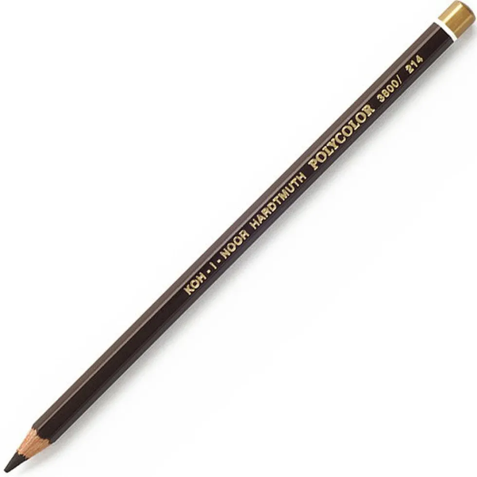 Kredka ołówkowa Polycolor - Koh-I-Noor - 214, Dark Earth Brown
