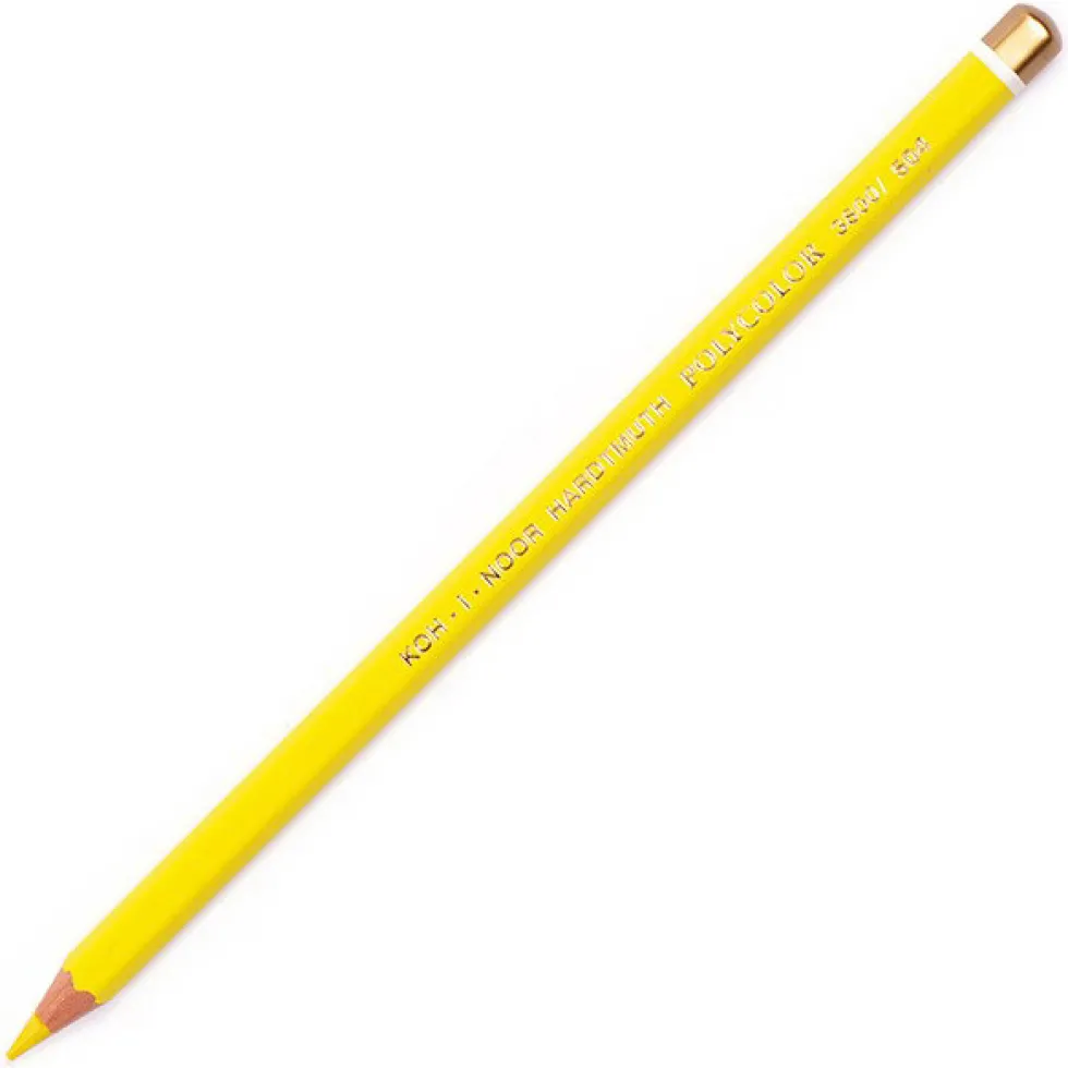 Kredka ołówkowa Polycolor - Koh-I-Noor - 504, Lemon Yellow