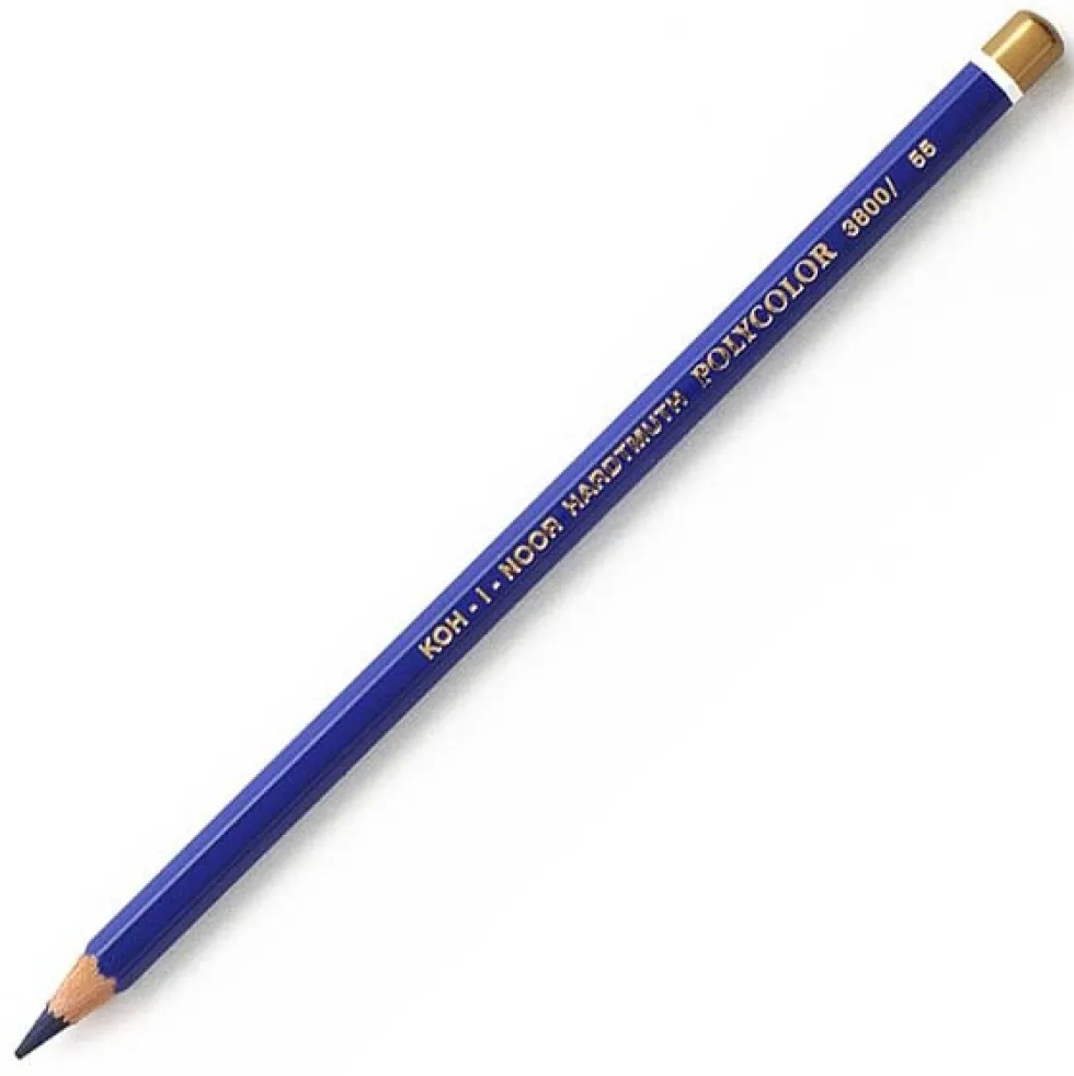 Kredka ołówkowa Polycolor - Koh-I-Noor - 55, Permanent Blue