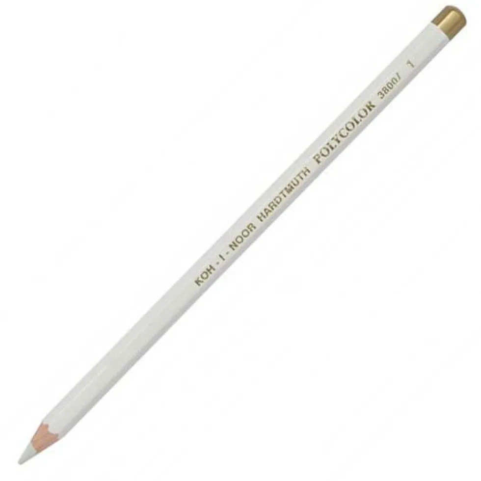 Kredka ołówkowa Polycolor - Koh-I-Noor - 01, Titanium White