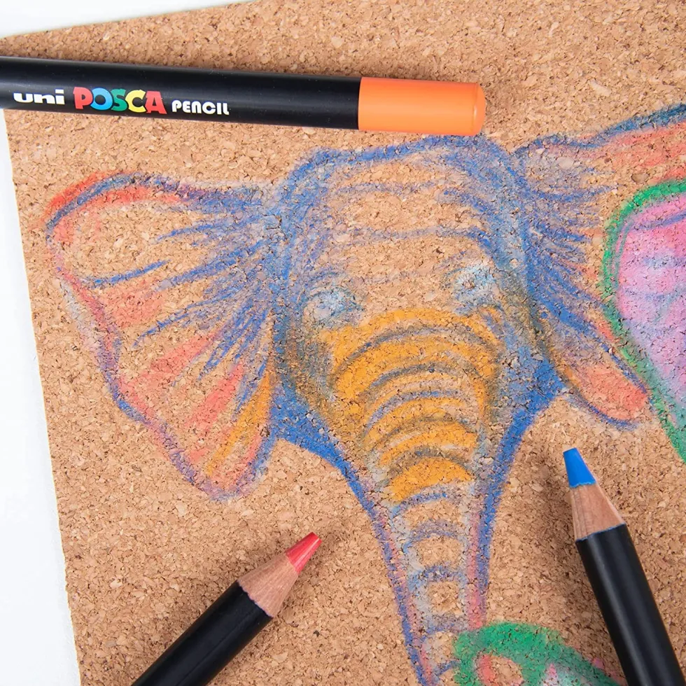 Kredka ołówkowa Posca Pencil - Uni Posca - Vermilion