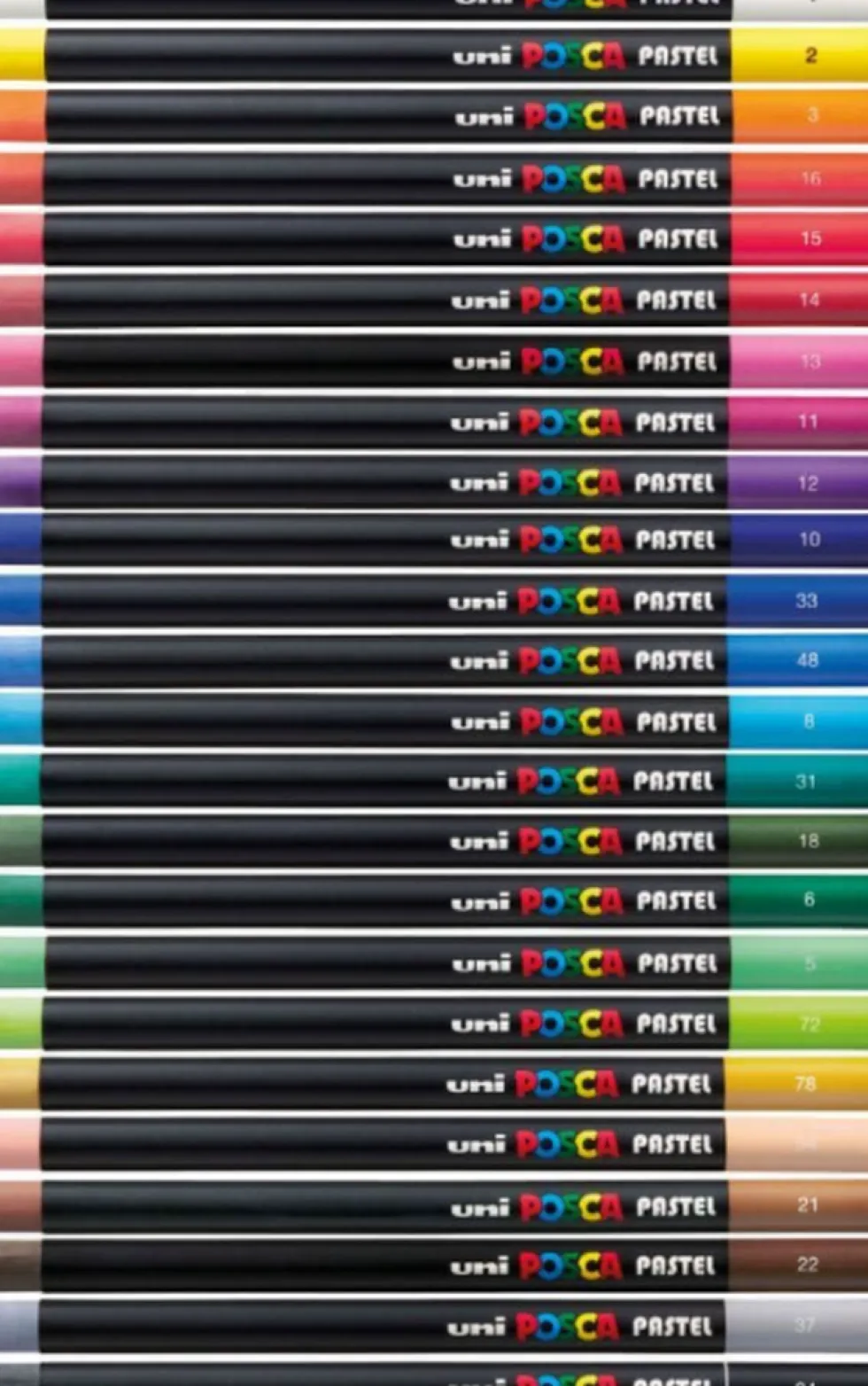 Kredka pastelowa Posca Pastel - Uni Posca - Brown