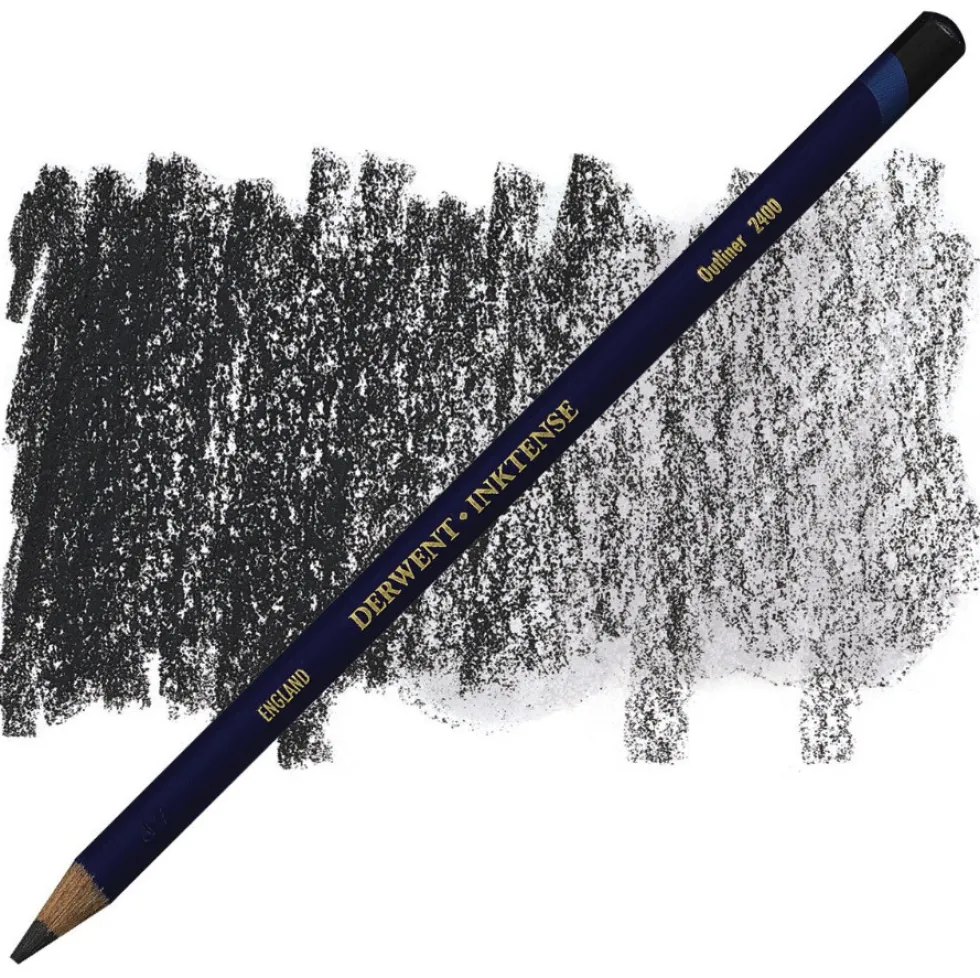 Kredka, wodoodporna konturówka Inktense - Derwent - Outliner