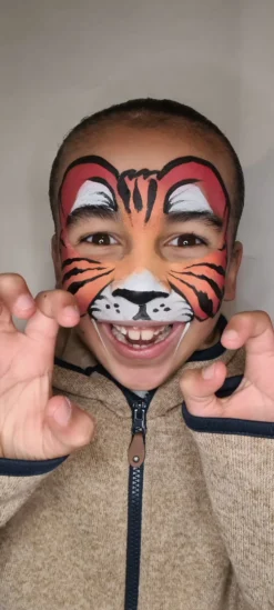 Kredki do malowania twarzy - Snazaroo - Tiger, 3 szt.