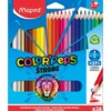 Kredki trójkątne Color' Peps Strong dla dzieci - Maped - 24 kolory