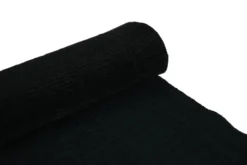 Krepina, bibuła włoska 180 g - Black, 50 x 250 cm
